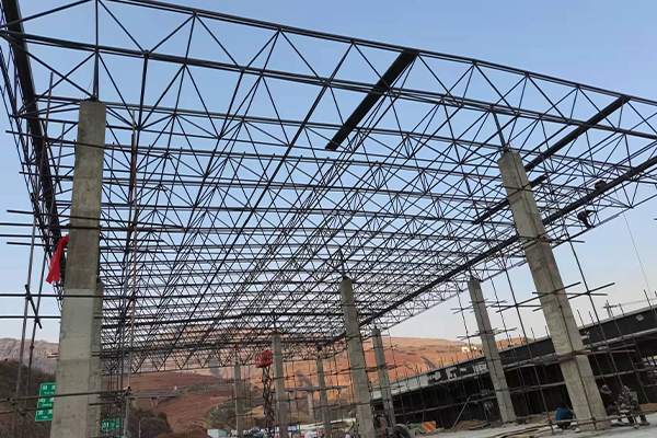 乐山钢结构网架图片