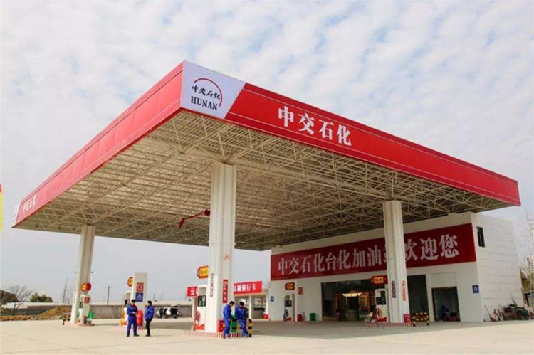 乐山加油站钢结构网架案例6